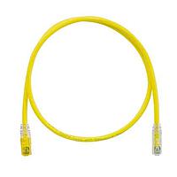 Panduit UTPKSP7YL Cat 6 Keyed Copper Patch Cord, Cat 6, Yellow U