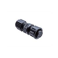 Amphenol LTW BD-05BMFA-LL7001 Standard Circular Connector Ceres, Standard Size, Plastic, 5A, 05 pins, Male Connector, Female Contact, Straight, 2 Points Lock, Solder, Field Installable, F4.5 - F6.5mm, IP67