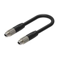 Lumberg Automation RSMGVS-8M-RSMGVS-8M-999/1 M Double Ended Cordset SPE RSMGVS-8M RSMGVS-8M 1 M Cordset with STL-999, PVC, AWG 22/7, 20 MHz, 10 Mbps SPE cable