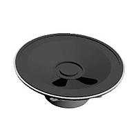 Same Sky (formerly CUI Devices) GA0501 Electromagnetic speaker, 50 mm round, 18.5 mm deep, paper, 250 mW, 8 ohm, 430 Hz, solder eyelets