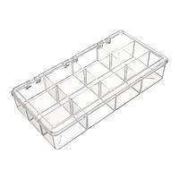 Flambeau K219 Durable and Impact Resistant 12-Compartment Box 6 3/4" X 3 3/16" X 1 3/16" (17.15 x 8.10 x 3.02 cm)