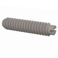 Essentra Components 010632S056 Set Screw Set Screw, Slotted Head, #6-32 Thread, 9/16 Lg