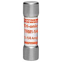 Mersen TRM1-1/4 Cartridge Fuse Fuse,Midget,Time Delay,PC Mount,10kA,250VAC,1-1/4A