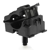 HellermannTyton 156-02626 Cable Mounting & Accessories Fir Tree Mount Ratchet Clamp, 0.50 - 0.77" Bundle Dia, FT6.5LG, PA66HIRHSUV, Black, 250/ctn