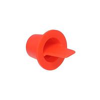 Essentra Components CP8A Center Pull-Tab TAPERED PLUG - CENTER PULL:LDPE ORANGE