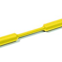 HellermannTyton 309-60308 Tubing Heat Shrink Tubing, Mini Reel, 2:1 Shrink Ratio, 1/2", 12.7/6.4 Dia, PO, Yellow, 25 ft/reel