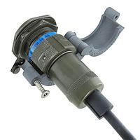 Amphenol Socapex PLUGLOCK13WR 13 Shell Size Lockable Plastic Cybersecurity Cap PlugLock Size 13 w/ Cable Seal Metal Wire to Cut to Unlock