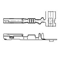 Yazaki 7116472102 Terminals TERM YESC FEM 0.64MM SLD/UNSEA