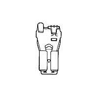 AMP Connectors - TE Connectivity 175019-1 (CUT STRIP) Terminals 187 FLAG REC 22-16 Cut Strip of 100