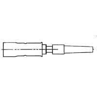 AMP Connectors - TE Connectivity 42634-3 Terminals PIDG, TAPER PIN