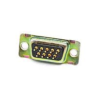 ITT Cannon DEMM9PE Plug DSUB 9 M PCB STR G50 ZINC