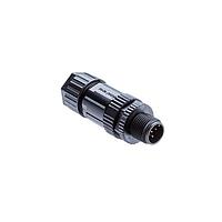 Amphenol LTW MSAP-08BMMA-SL8001 Sensor Cables / Actuator Cables M12 Circular Metric Connector, A Code, Plastic, 2A, 08 pins, Male Connector, Male Contact, Straight, Screw Thread, Solder, Field Installable, F4.5 - F6.5mm, IP68 Mated