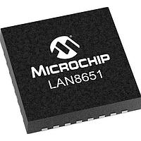 Microchip Technology LAN8651B0-E/LMX Ethernet PHYs 10BASE-T1S MAC-PHY Ethernet Controller with SPI 3.3V