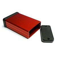 Hammond Manufacturing 1455C802RD PC Board 3.2x2.2x.91"Extruded wPlasticEnds Red