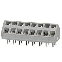 Same Sky (formerly CUI Devices) TBL007A-500-08GY Fixed Terminal Blocks Terminal block, screwless, 5.00, 45, 8, Gray