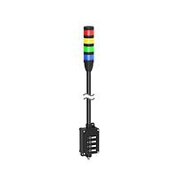 Banner Engineering LCA130T4DXN9-TL50BGYR300Q Andon Tower Light Assembly Andon Tower Light Assembly: 4-Color Wireless 900MHz; Voltage: 18-30 V dc; Colors: Blue Green Yellow Red; 5-pin M12 Integral QD; 4-Touch Control Module; 300 mm SOP