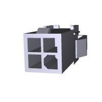 AMP Connectors - TE Connectivity 1-172330-9 Receptacle Housings UNIVERSAL MATE-N-LOK CAP 4P