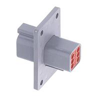 DEUTSCH - TE Connectivity DT04-6P-L012 6-Way REC, 6P, GRY, N, FLANGE