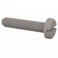 Essentra Components 010632P068 Pan Slotted Pan Slotted Screw, #6-32 Thread, 11/16 Lg