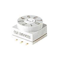Same Sky (formerly CUI Devices) RDS1-8S-1065-SMT-TR-67 DIP Switches 8 Position Surface Mount 2.54 mm Pitch IP67 Flush Arrow Actuator DIP Switch