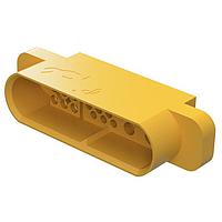 Amphenol Positronic GFSH435M1H Connectors Mixed Density Power Connector,9 size 16 and 4 size 12 and 12 size 20 contacts,Pin (Male),Crimp (contacts ordered seperately)