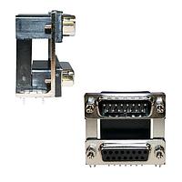 NorComp 179-025-613R571 Dual Port D-Sub Connectors 25P Male/Male .900" Spacing