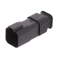 Amphenol SINE Systems AT04-6P-SR02BLK 6-Way Recpt 6-Way RD Seal Strain Relief Black