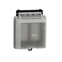 Square D SQWS83121XX Covers 2G WEATHERPROOF CLR COVER VERT MOUNT