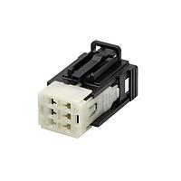 Molex 300081-7501 MX150 Pass Through Unsealed Receptacle MX150 Pass-Through Unsealed RECPT 2R 6Ckt Stackable Keying A UL 94 HB BLK Hsng