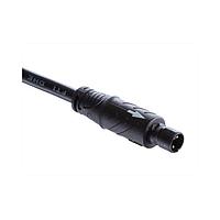 Amphenol LTW Q8D-04AMMM-QL8A01 Circular Push Pull Connectors HS-Lok, Q8, Plastic, 5A, 04 pins, Male Connector, Male Contact, Straight, Push Pull, Overmolded, Length 1000mm, IP68