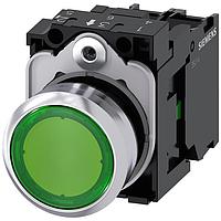 SIEMENS A6X30143674 Standard Switches ILLUMINATED PUSHBUTTON. GREEN