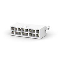 AMP Connectors - TE Connectivity 794068-2 Headers 16P MINI UMNL HDR W/ DH AU