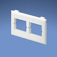 Panduit T70BH2IW Power Rated Fitting Single Gang Snap-on Horizontal Communica