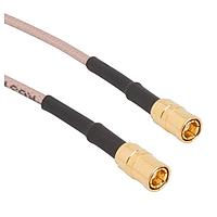 Amphenol RF 145101-01-18.00 RF Cable Assemblies SMB Strg PLG to SMB Strg PLG 18 inches