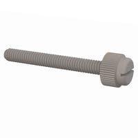 Essentra Components 090832137TEG Knurled Screw Slotted Thumb Screw, #8-32 Thread, 1 3/8 Lg