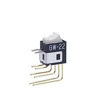NKK Switches GW22RHV Rocker Switches DPDT ON-ON GRY VERT ROCKER ACTUATOR