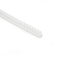 HellermannTyton FPB Grommet Strip Grommet, Panel Thickness 0.051''-0.083'', PE, Natural, 82ft/pkg