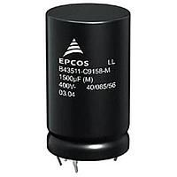 EPCOS B43510A6158M087 Long Life Capacitors 500VDC 1500uF 20% PVC+PET 4.5mm Terms