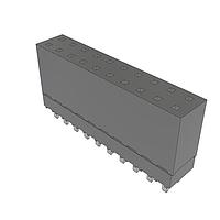 Samtec ESW-110-12-S-D Stackthrough .100" Elevated Socket Strip