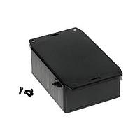 Hammond Manufacturing 1591SF2SBK Flanged Enclosure ABS w/Bottom Flange 4.3x3.2x1.6" Black