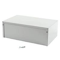 Hammond Manufacturing 1411U Utility Utility Enclosure - 10 x 6.0 x 3.5" - Aluminum Gray