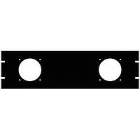 Hammond Manufacturing PPFP190802BK1 Fan Panel Fan Panel 5.25" 2-Fan