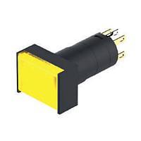 EAO 51-425.036A Standard Switches Pushbutton Switch, 16mm, Black, 0.1A, 42V, Universal terminal (rear side)