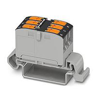 PHOENIX CONTACT 1019530 DIN Rail Terminal Blocks PTVFIX 6X2,5-NS35A BK