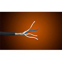 Alpha Wire 1771 OR001 Multi-Conductor Cables 23 AWG, 2 Conductor Communication Cable, Shielded, 1000 ft  - Orange