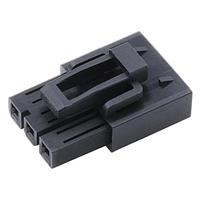 Molex 215913-1003 Housings Mini-Fit Max Receptacle Housing, Single Row, UL 94V-0, 3 Circuits, Glow-Wire Capable, Black