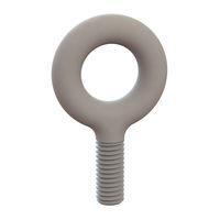 Essentra Components 0137516EYEB100 Eye Eye Bolt, 3/8-16 Thread, 3/4 ID, 7/8 Thread Lg