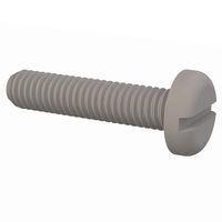 Essentra Components 50M035060N016 Pan Slotted Pan Slotted Screw, M3.5 X .6 Thread, 16mm Lg