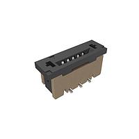 Amphenol FCI SFW5S-2STE1LF Board Mount 1.00mm Flex Connector, SFW Straight series, 5 Position, Top Entry Surface Mount, ZIF