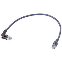 HARTING 09488587589050 Cat 6a VB RJ45-DB RJ45 Blue 5.0m